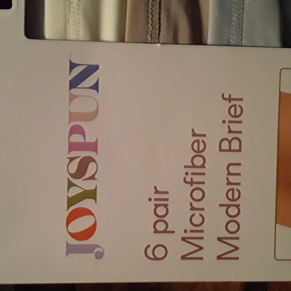 NWT Various Sizes Joyspun 6pair Microfiber Modern Brief - Picture 3 of 12